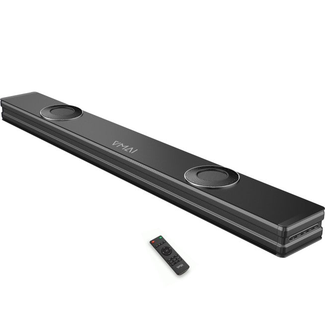 Soundbar with Dual Built-in Subwoofer