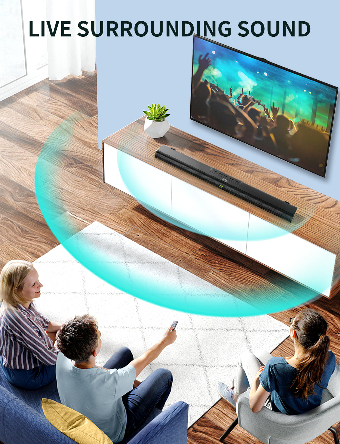 Tv with built in sales subwoofer